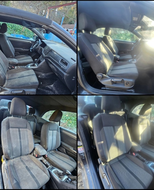 Lavage intérieur + shampouinage sièges et moquettes d'un Volkswagen T-Roc à Nice