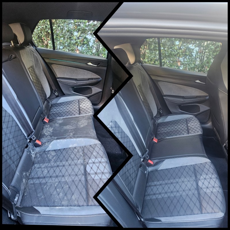 Lavage intérieur + shampouinage des sièges Volkswagen Golf 8 à Nice
