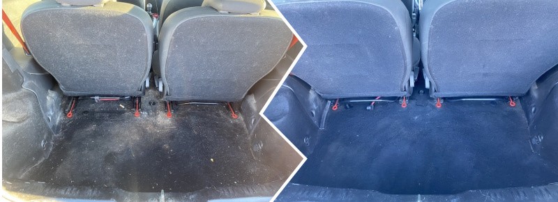 Nettoyage intérieur et shampouinage des sièges sur une  Renault Twingo RS à Saint-Laurent-du-Var