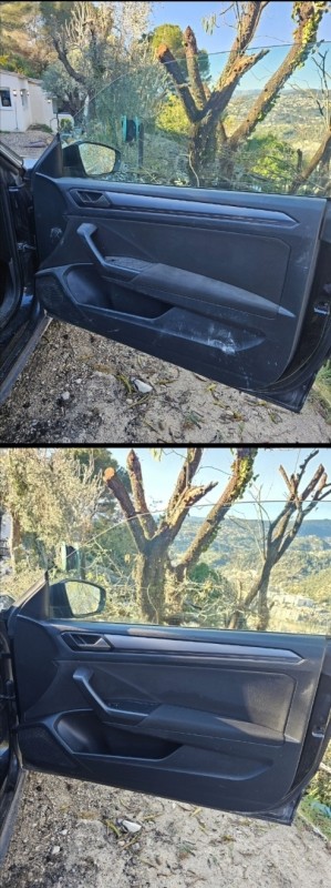 Lavage intérieur + shampouinage sièges et moquettes d'un Volkswagen T-Roc à Nice