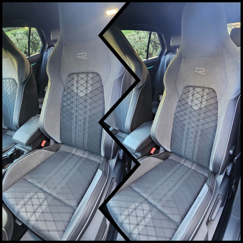 Lavage intérieur + shampouinage des sièges Volkswagen Golf 8 à Nice
